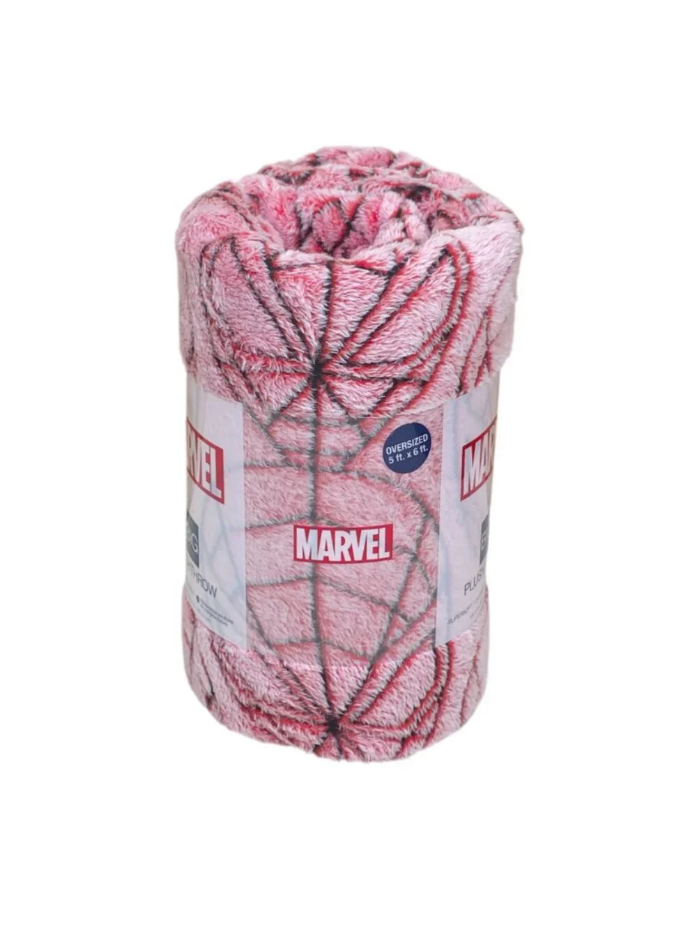 Marvel The Big One Plush Throw Supersoft Oversized 5x6 Faux Fur Spiderman Themed